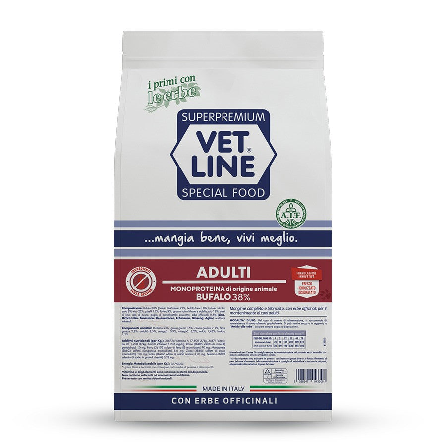 Vet Line Adulti Bufalo 12,5 kg